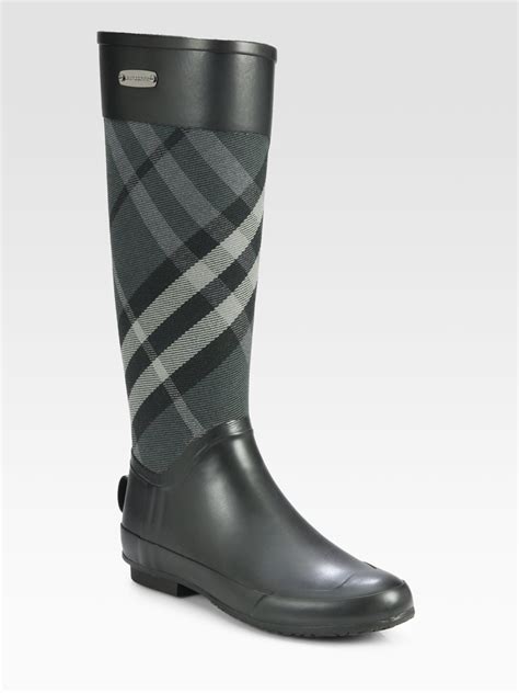 burberry clemence rain boots|Burberry Clemence Beat Check Rain Boots .